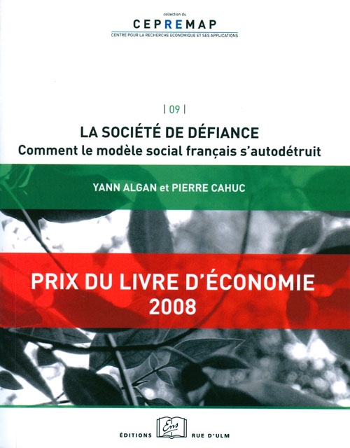 Couverture du livre "La société de défiance"